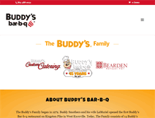 Tablet Screenshot of buddysbarbq.com